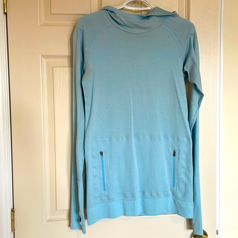 Lululemon Running hoodie Blue Size 6/8 GUC